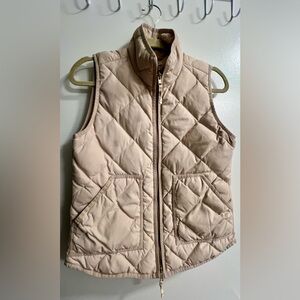 J. Crew | Women’s Beige Quilted Vest